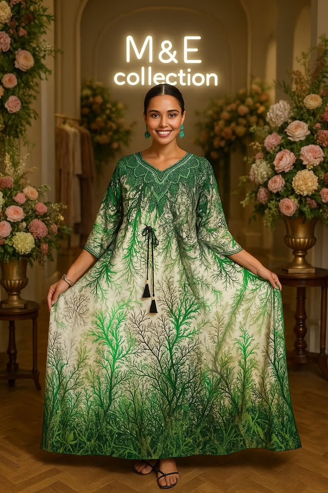 Summer Cotton 3-Piece Set only 100 AED - Tree Design | Special Offer