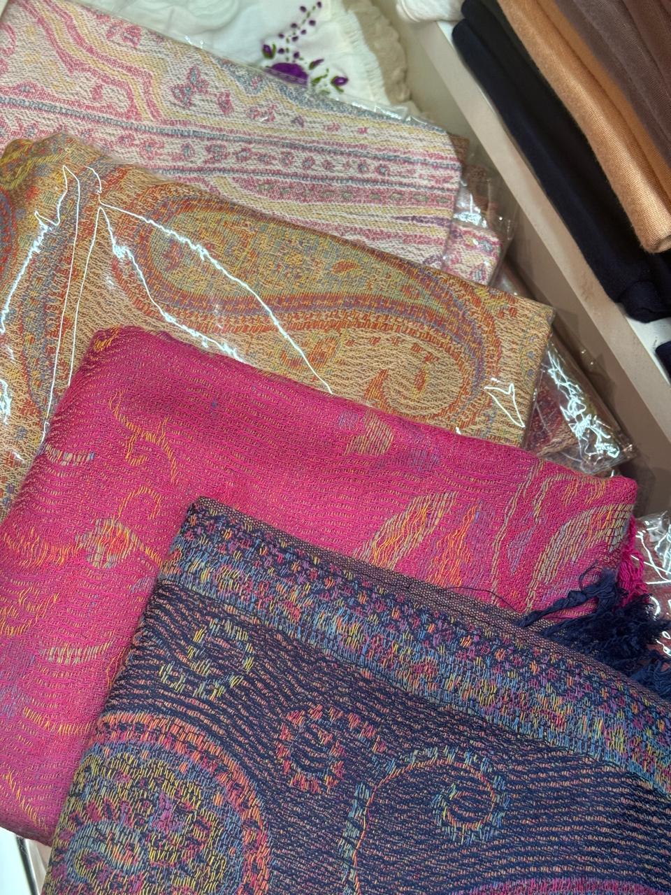 Pashmina Shawl - Double Your Elegance in Hijab , شال كشميري - اجعلي جمالك في الحجاب مضاعفًا!